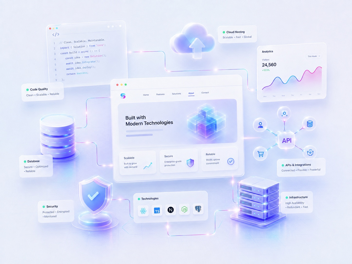 PHP, Laravel, MySQL and web development technology stack