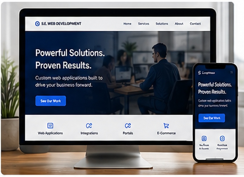 Featured custom web development project examples